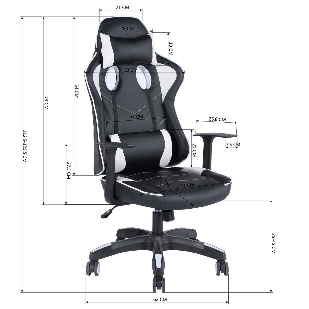 Ergonomic High-back Swivel Gaming Chair