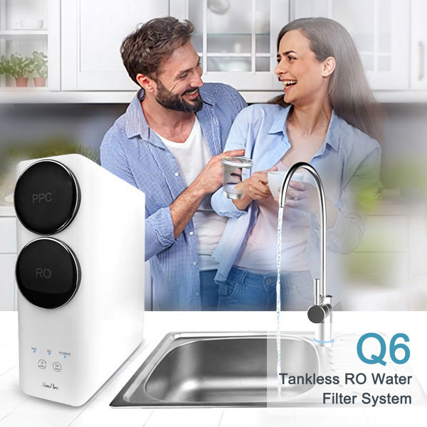 Tankless Under Sink Water Filtration System – High Flow, Reverse Osmosis, Lead-Free Stainless Steel