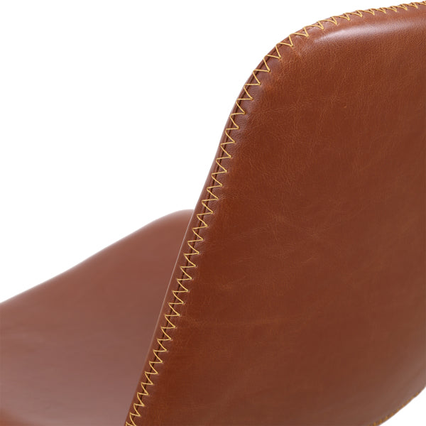 Bronze Wrought Iron Bar Stool 2pcs- Iron bar Stools with Leather Seats - Bar Stool Chairs
