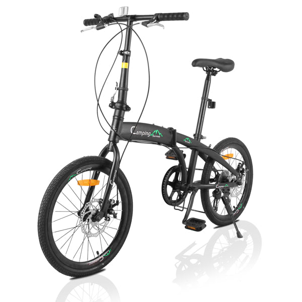 20 Inch Carbon Steel Foldable Bike - 20in Foldable Adult Bicycle - Foldable Bike for Adults