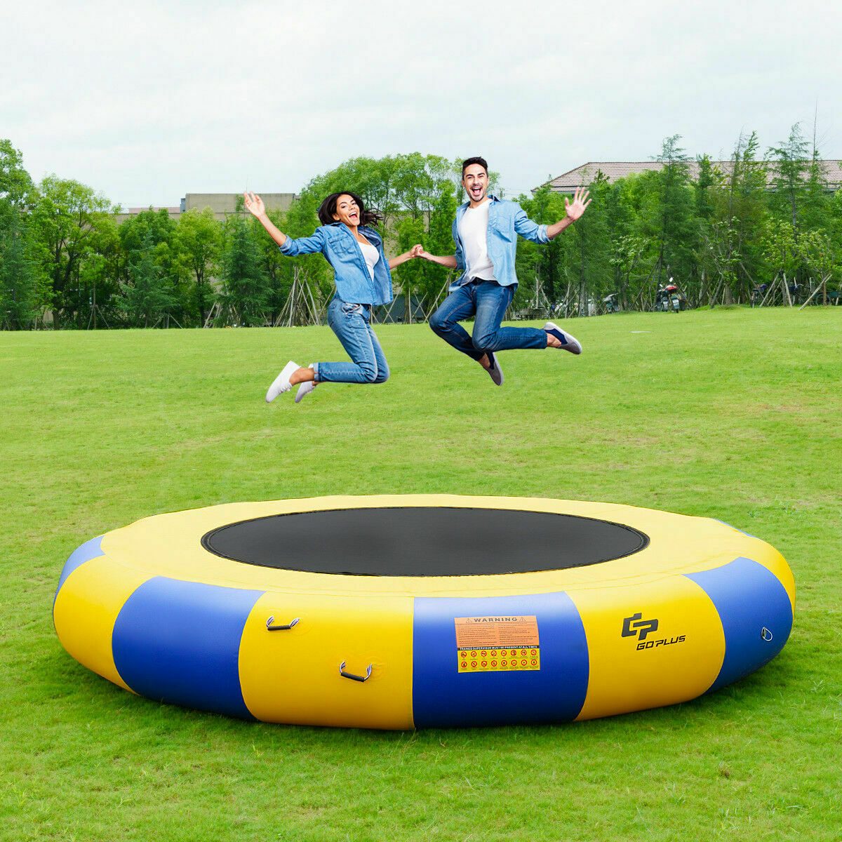 15ft Inflatable Water Trampoline - Floating Water Trampoline - Inflatable Water Trampoline - WaterBounce -