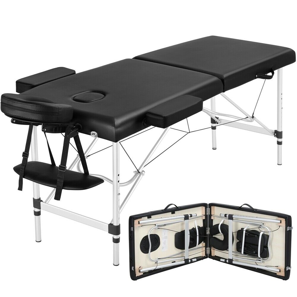 84 Inch Professional Massage Table - Portable Beauty Salon Bed - Beauty Tattoo Massage Bed - Adjustable Massage Bed