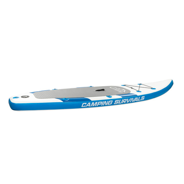 11 ft Inflatable Stand Up Paddle Board - Inflatable Surfboard Blue and White - Traveling Board for Surfing