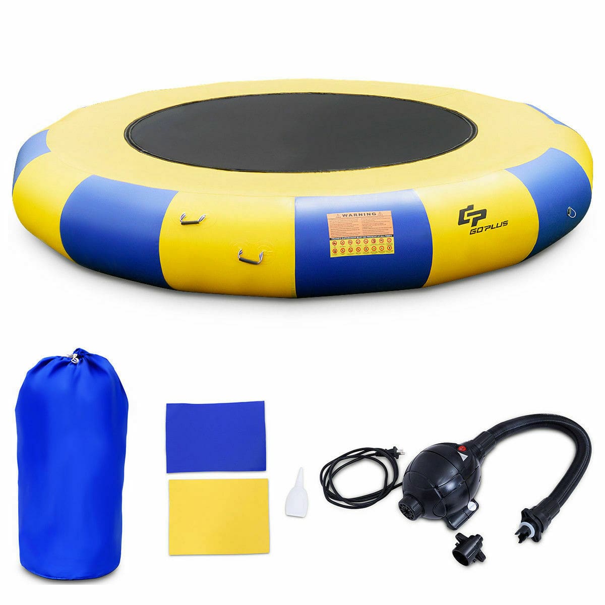 15ft Inflatable Water Trampoline - Floating Water Trampoline - Inflatable Water Trampoline - WaterBounce -