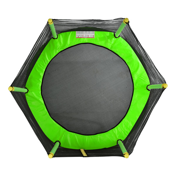 60" Round Trampoline - Outdoor Trampoline with Enclosure Netting - Round Trampoline with Net