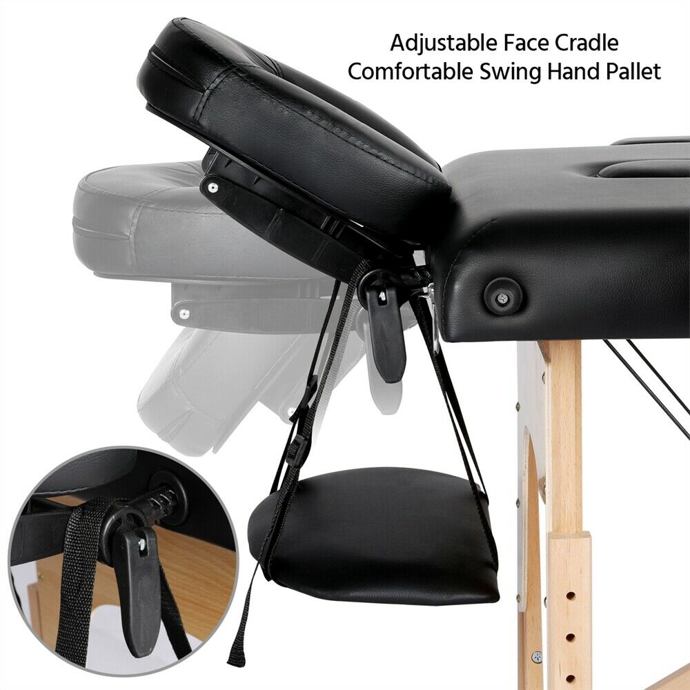 84 Inch Professional Massage Table - Portable Beauty Salon Bed - Beauty Tattoo Massage Bed - Adjustable Massage Bed