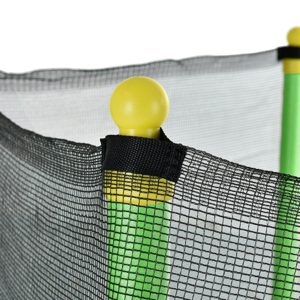 60" Round Trampoline - Outdoor Trampoline with Enclosure Netting - Round Trampoline with Net