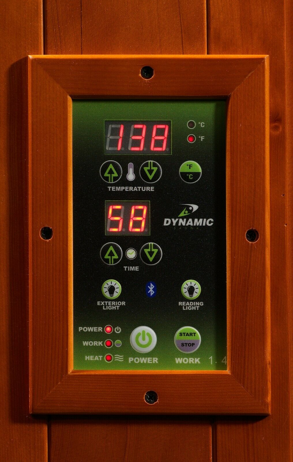 Dynamic Saunas 2 person sauna - Far Infrared Sauna - San Marino 6 Carbon Panels Low EMF Sauna