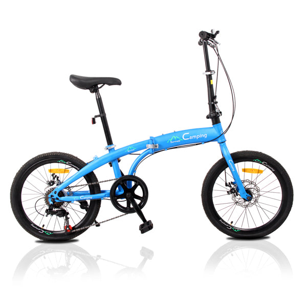 20 Inch Carbon Steel Foldable Bike - 20in Foldable Adult Bicycle - Foldable Bike for Adults