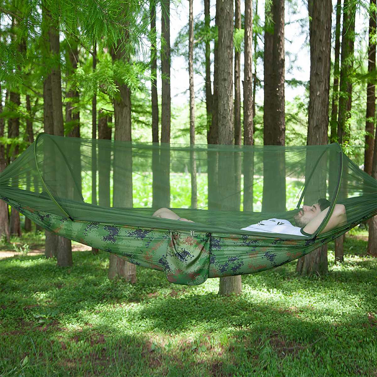Camping Hammock - Hammock Mosquito Net - Double Hammock - 2 Person Camping Hammock - Versa-Hammock