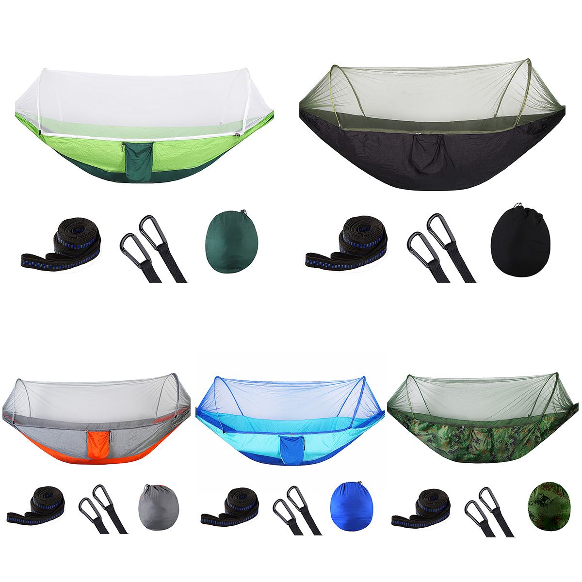 Camping Hammock - Hammock Mosquito Net - Double Hammock - 2 Person Camping Hammock - Versa-Hammock