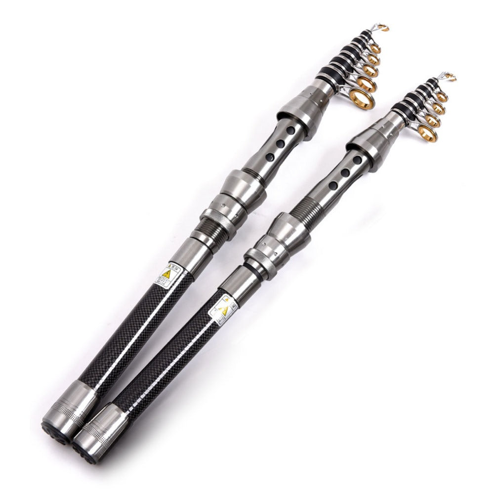 EZ CAST - Travel Fishing Rod - Telescopic Fishing Rod - Collapsible Fishing Rod