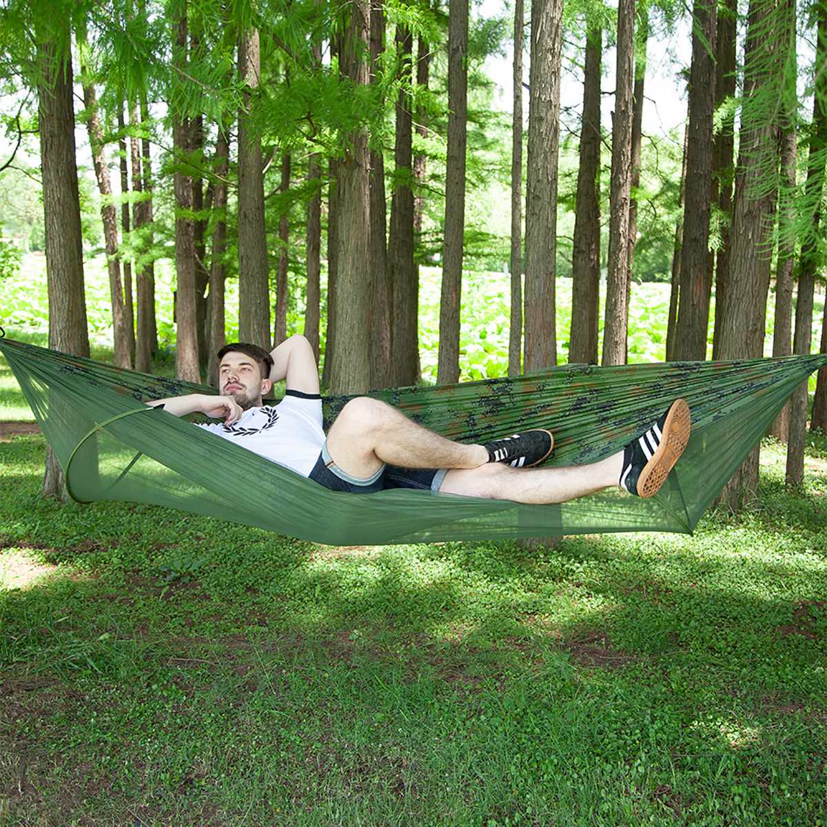 Camping Hammock - Hammock Mosquito Net - Double Hammock - 2 Person Camping Hammock - Versa-Hammock