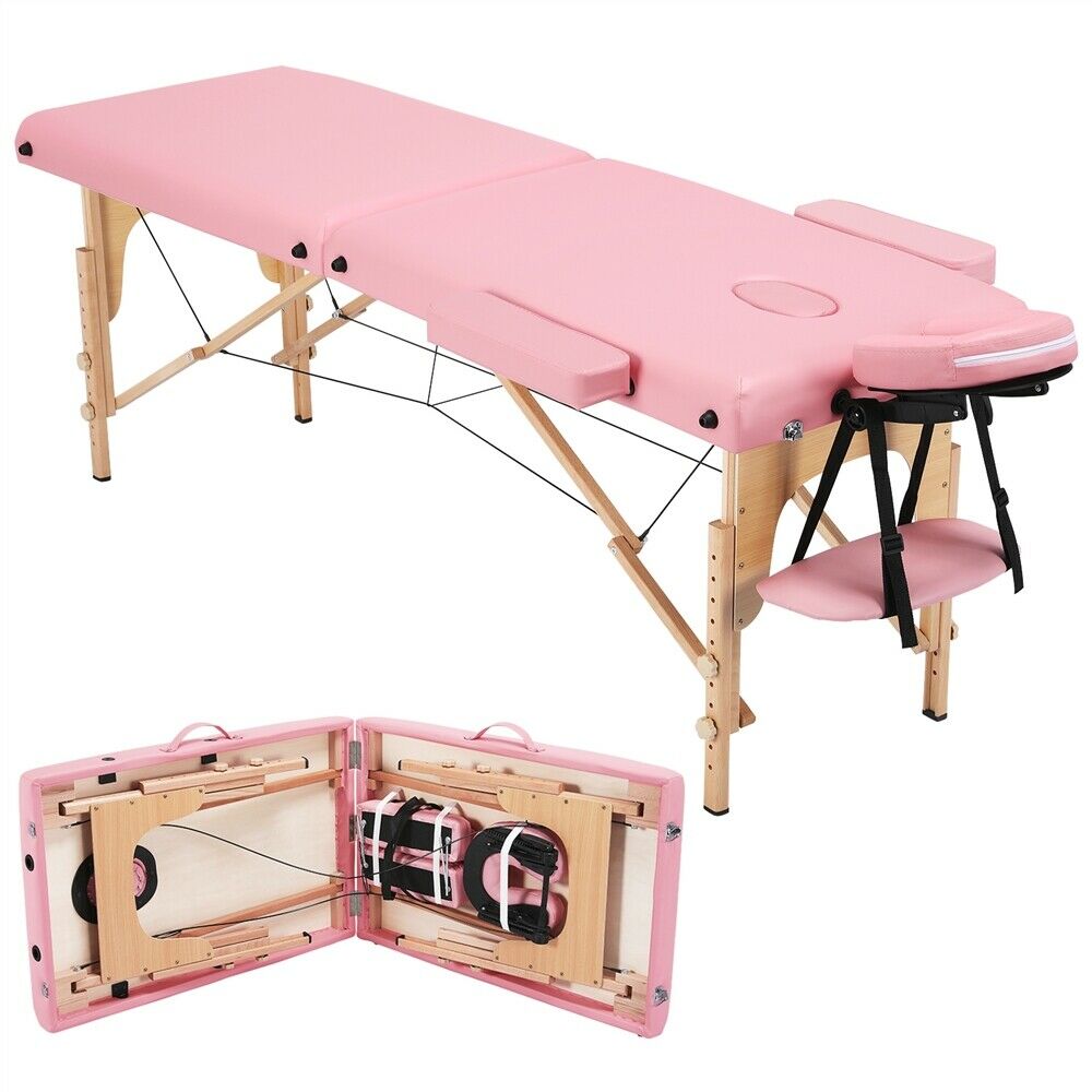 84 Inch Professional Massage Table - Portable Beauty Salon Bed - Beauty Tattoo Massage Bed - Adjustable Massage Bed