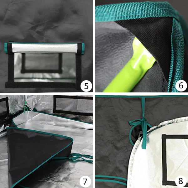 MarsHydro - 2PCS 1680D Indoor Hydroponics Grow Tent - 39*39*70 inch Hydroponics Grow Tent -Marshydro Grow kit -Completely LED Indoor Growing System