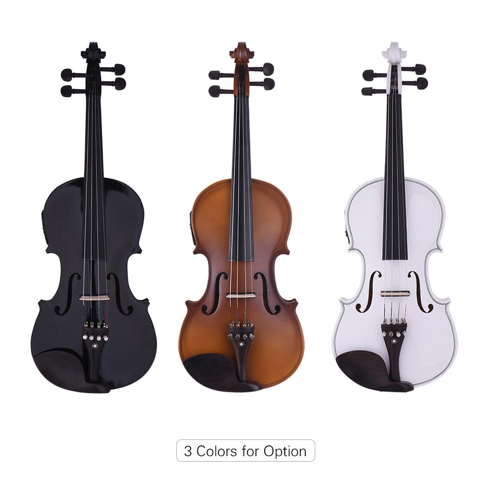 BowLine - Electronic Violin Kit - Electric Violin - Digital Violin - Acoustic Looking Electric Violin - 4/4 Acoustic Electric Violin