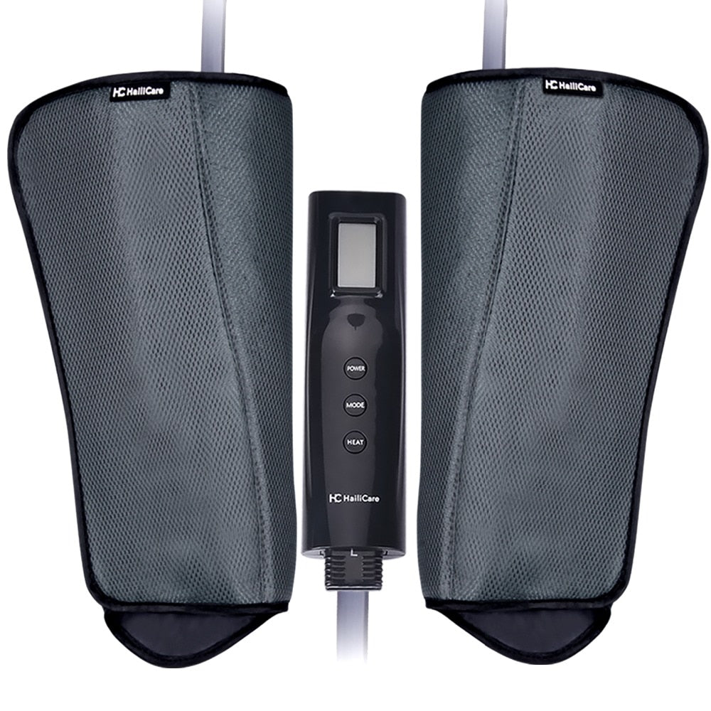 EZLegMassager - Leg Heat Massager with Air Compression - Pain Relief Leg Massager