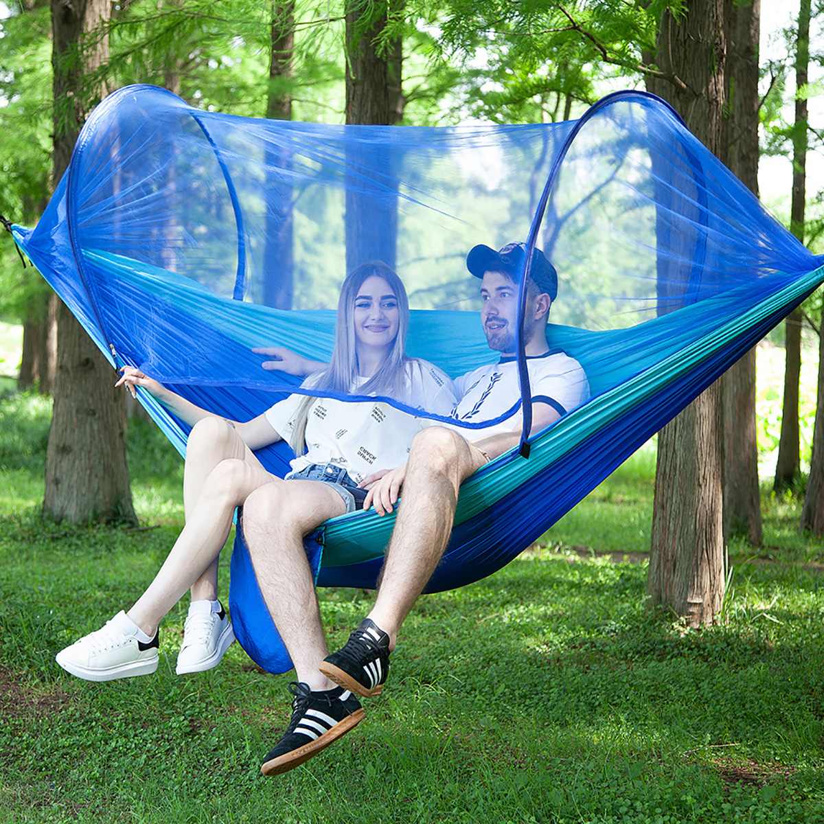 Camping Hammock - Hammock Mosquito Net - Double Hammock - 2 Person Camping Hammock - Versa-Hammock