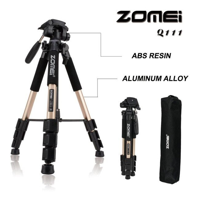 ZOMEI Q111 - Camera Tripod - Tripod for Camera - Camera Tripod Mount- Portable Tripod
