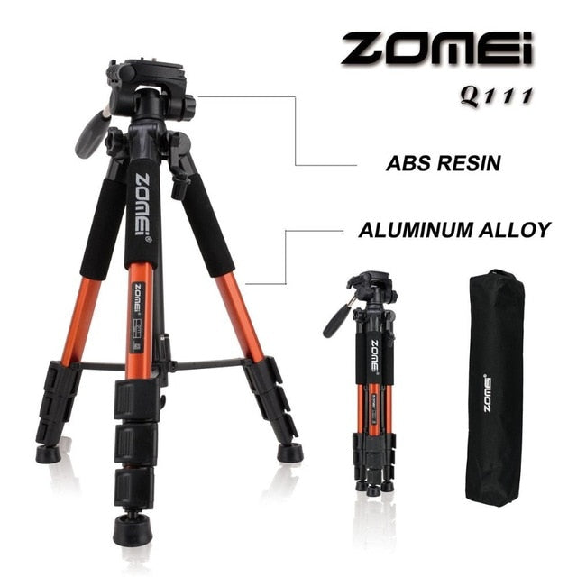 ZOMEI Q111 - Camera Tripod - Tripod for Camera - Camera Tripod Mount- Portable Tripod