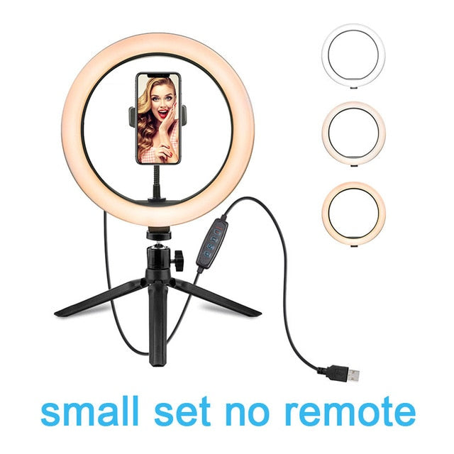 STUDIO-LITE ELITE - Light Ring with Stand - Ring Light with Stand - Ring Light Phone - 10" LED Ring Light - LED Light Ring