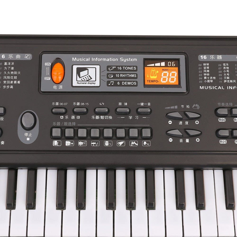 61 Keys Digital Music Electronic Keyboard Key Board Gift Electric Piano Gift Children Early Educational Tool For Kid new arrival