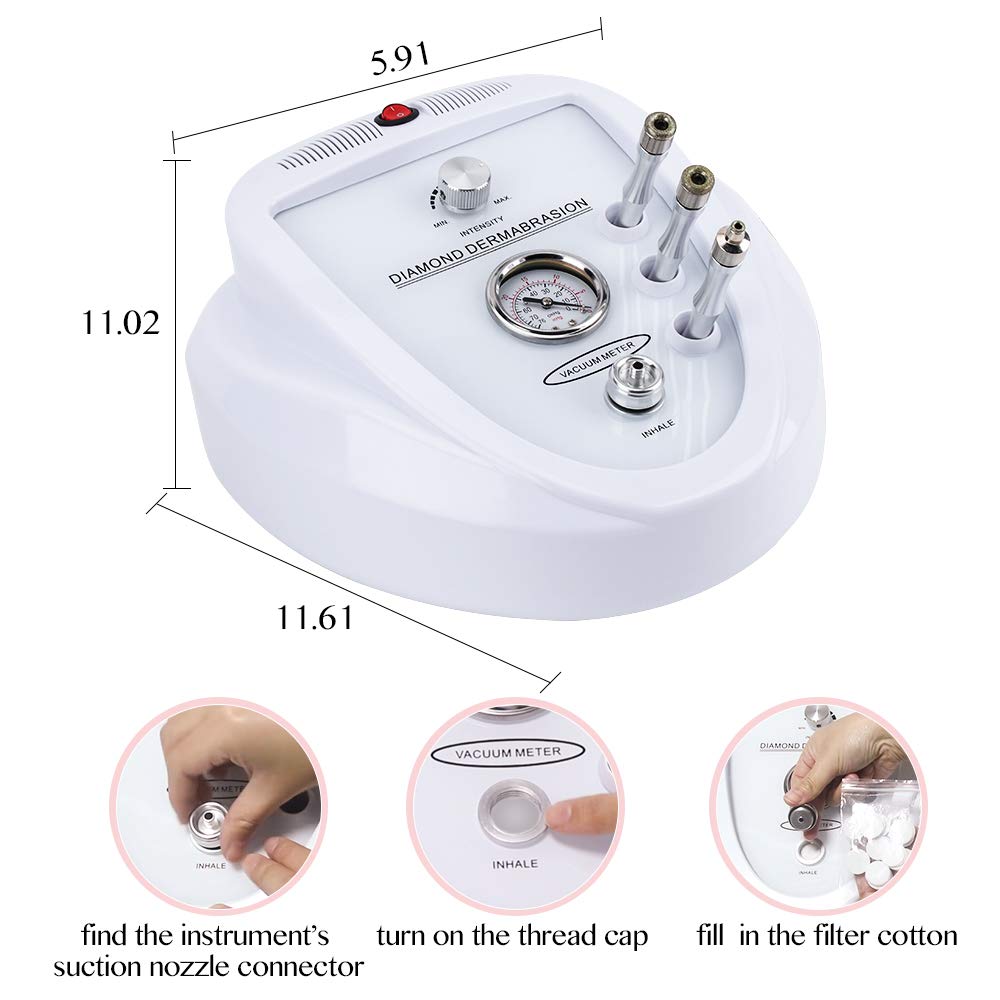 SpaPro - At Home Microdermabrasion Machine - Professional Microdermabrasion Cleaning and Skin Rejuvenation