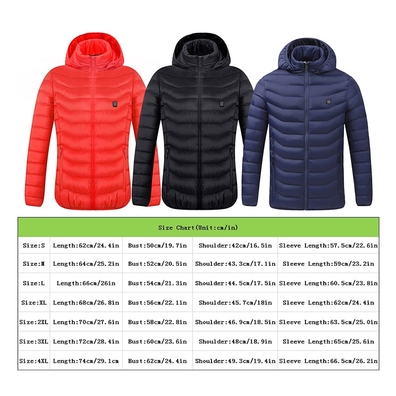 PolarTech - Heated Winter Jacket - Men's Heated Jacket - Woman's Heated Jacket - Unisex Heated Jacket