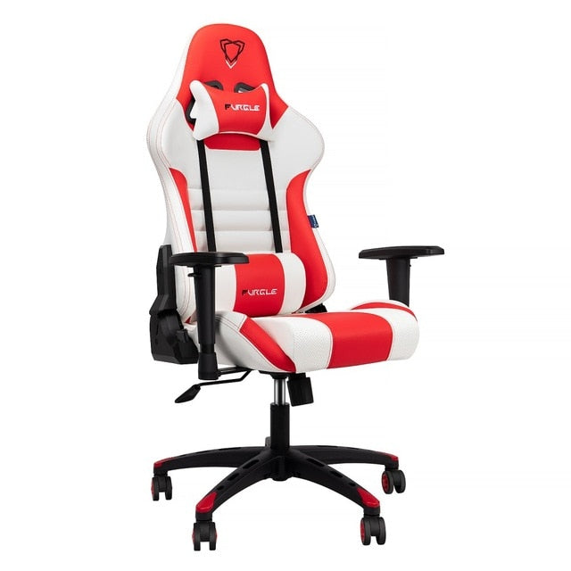 Furgle Gaming Chair - Leather Gaming Chair - 180 Degree Reclining Chair - Executive Office Chairs - Seating Racer Recliner Chair