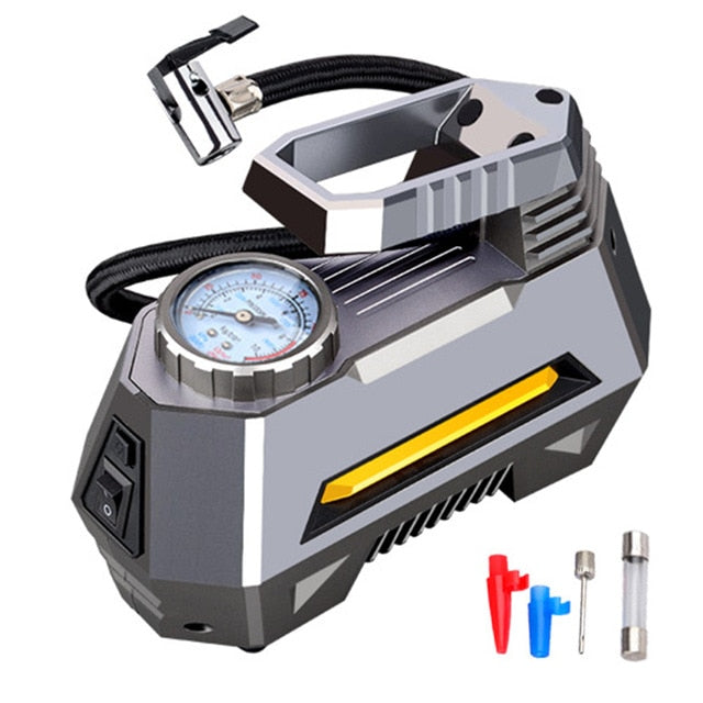 EZInflator - Portable Tire Inflator - Tire Air Compressor - Tire Inflator Machine - Car Tire Inflator Digital Analog Pressure Gauge