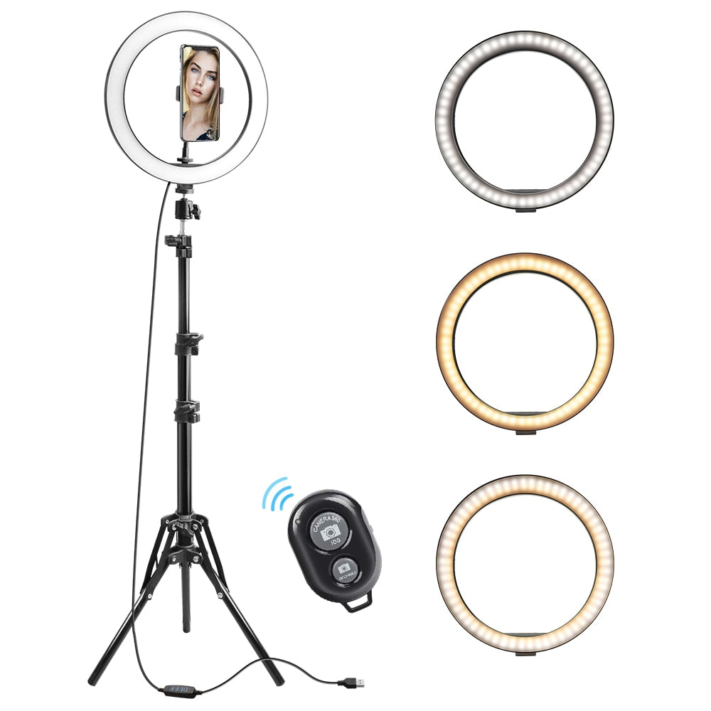 STUDIO-LITE ELITE - Light Ring with Stand - Ring Light with Stand - Ring Light Phone - 10" LED Ring Light - LED Light Ring