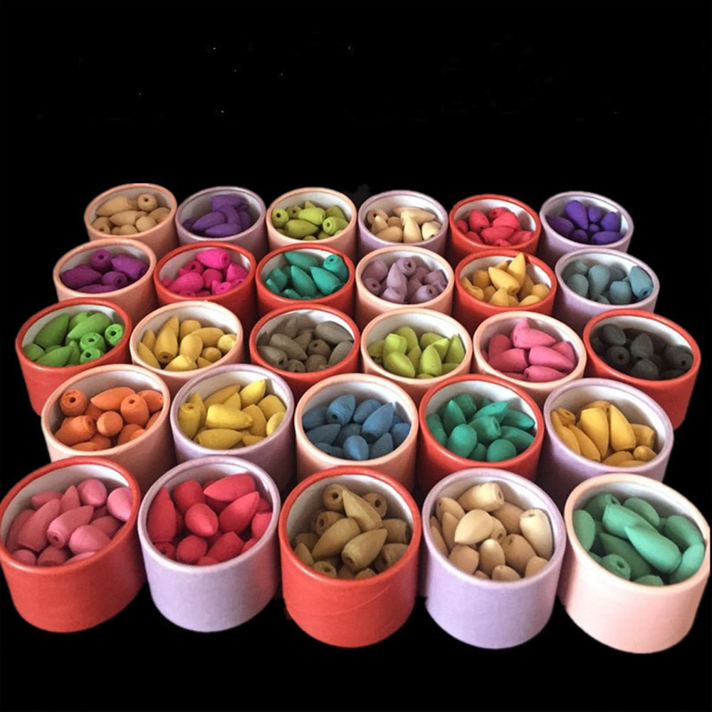 25Pcs/Box Bullet Head Backflow Incense - MagicFlow Scented Incense