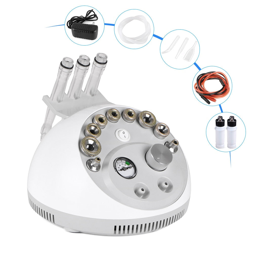 3 in 1 Portable Pore Skin Cleanser - Portable Skin Cleanser - Multi-function Skin Rejuvenation - Blackhead Remover - Microdermabrasion Machine