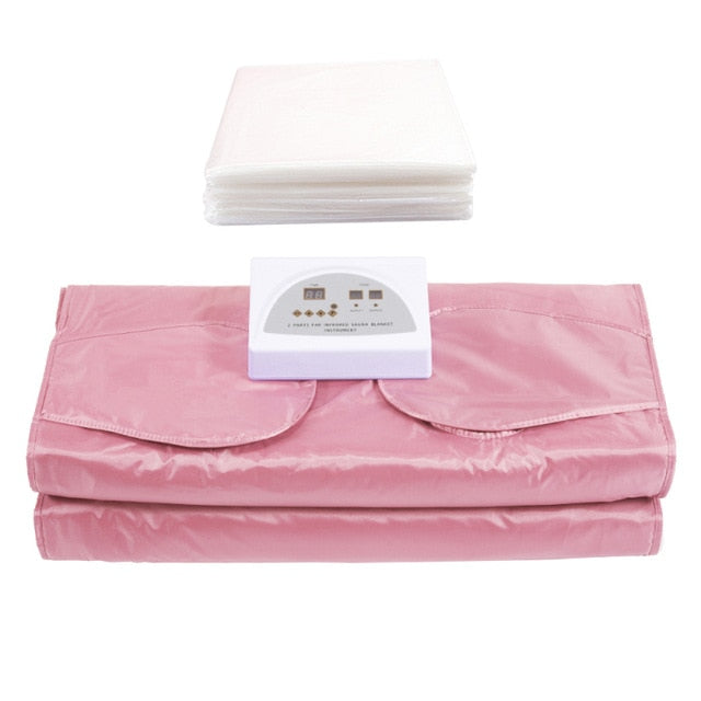 BodyShaper - 2 Zone Infrared Sauna Blanket Body Shaper - Sauna Blanket All in One Detox Therapy Anti Ageing