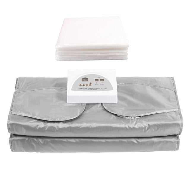 BodyShaper - 2 Zone Infrared Sauna Blanket Body Shaper - Sauna Blanket All in One Detox Therapy Anti Ageing