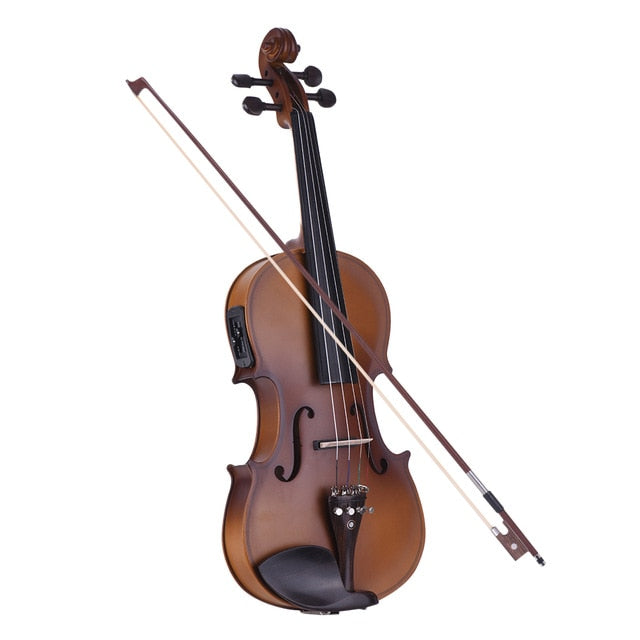 BowLine - Electronic Violin Kit - Electric Violin - Digital Violin - Acoustic Looking Electric Violin - 4/4 Acoustic Electric Violin