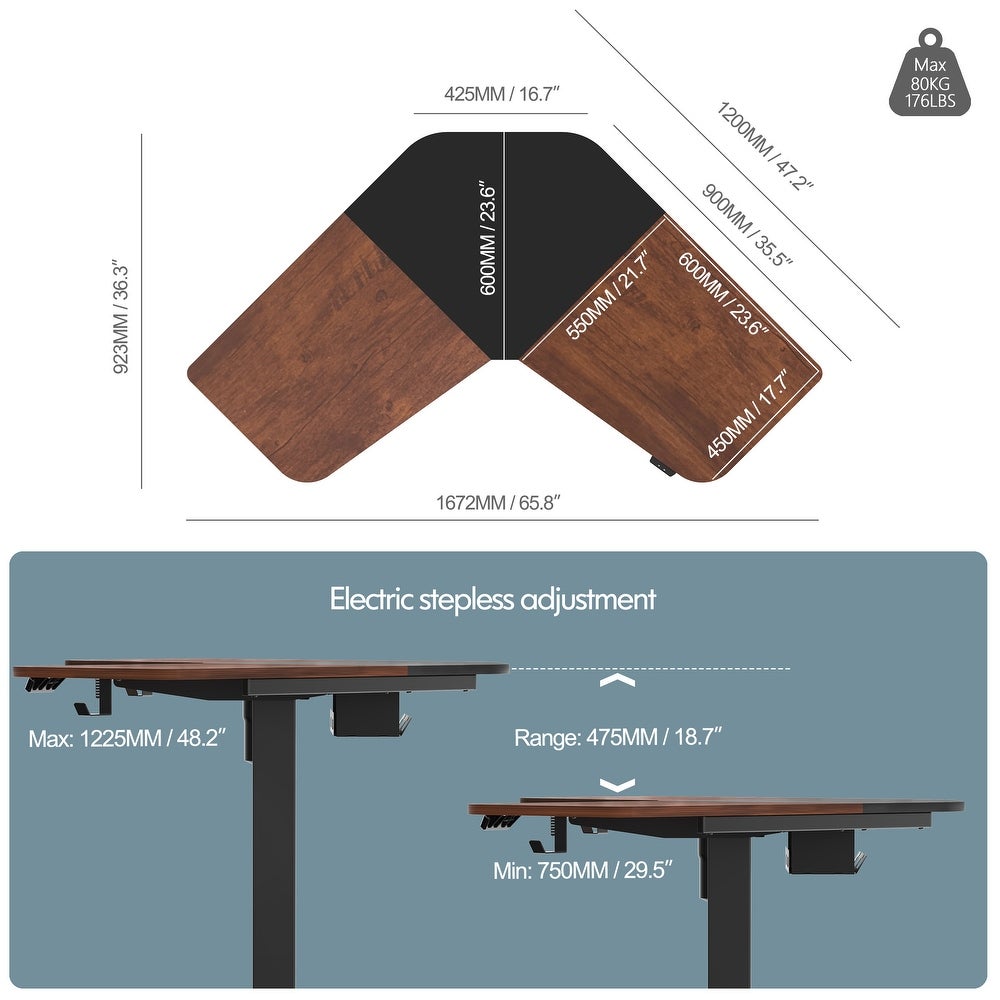 Adjustable Computer Desk — Electric Adjustable Standing Desk