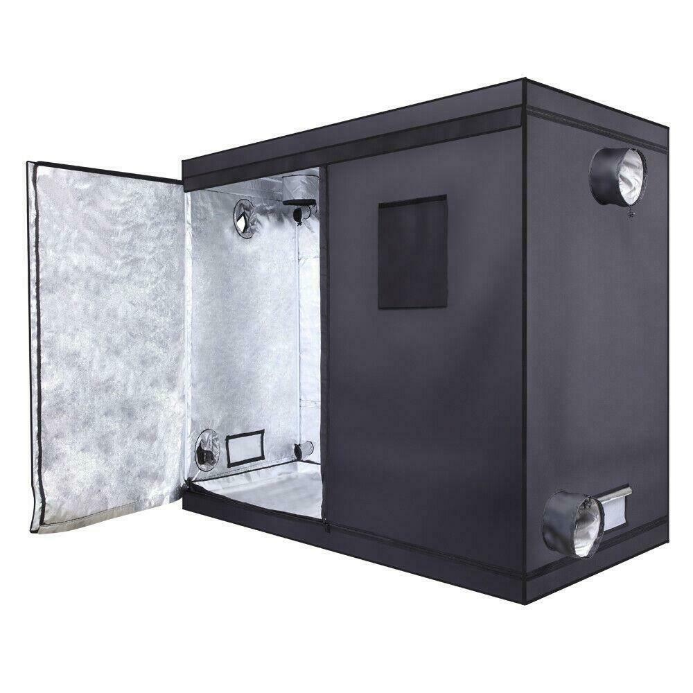 HydroponicsGrow - Hydroponics Grow Tent - 100% Reflective Mylar Non-Toxic Indoor Room with Green Window
