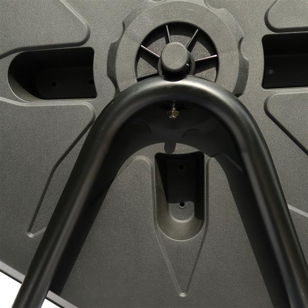Garden Composting Tumbler - 42 Gallon Capacity with 2 Chambers Dual Rotating -  Outdoor Yard Compost Bin - Sliding Door & Solid Steel Compost Bin