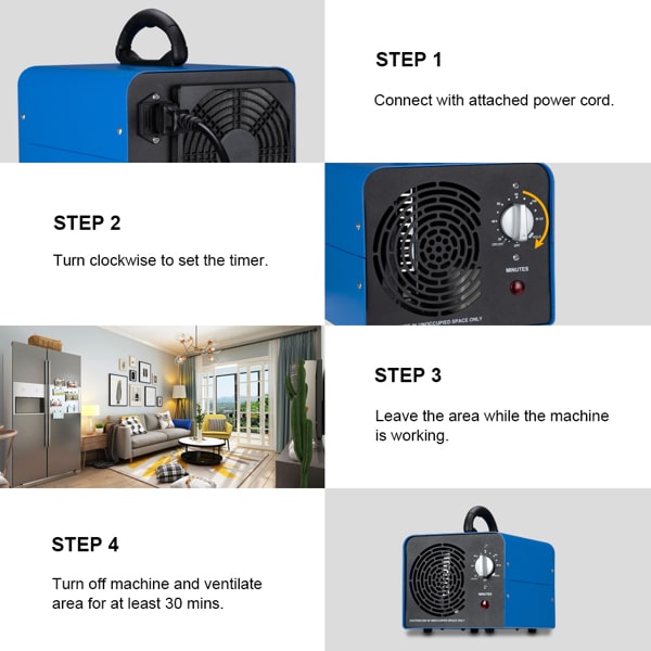 10000mg Ozone Air Purifier Removal of Formaldehyde  - Commercial Industrial Grade Air Purifier - Industrial Grade Ozone Generator