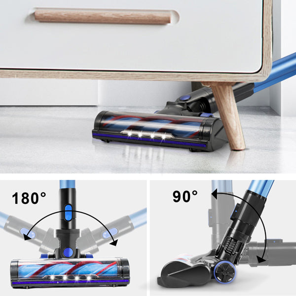 4 in 1 Home Carpet Vacuum Cleaner - Cordless Handheld Vacuum Cleaner - Auto Motor Brushless Vacuum Cleaner