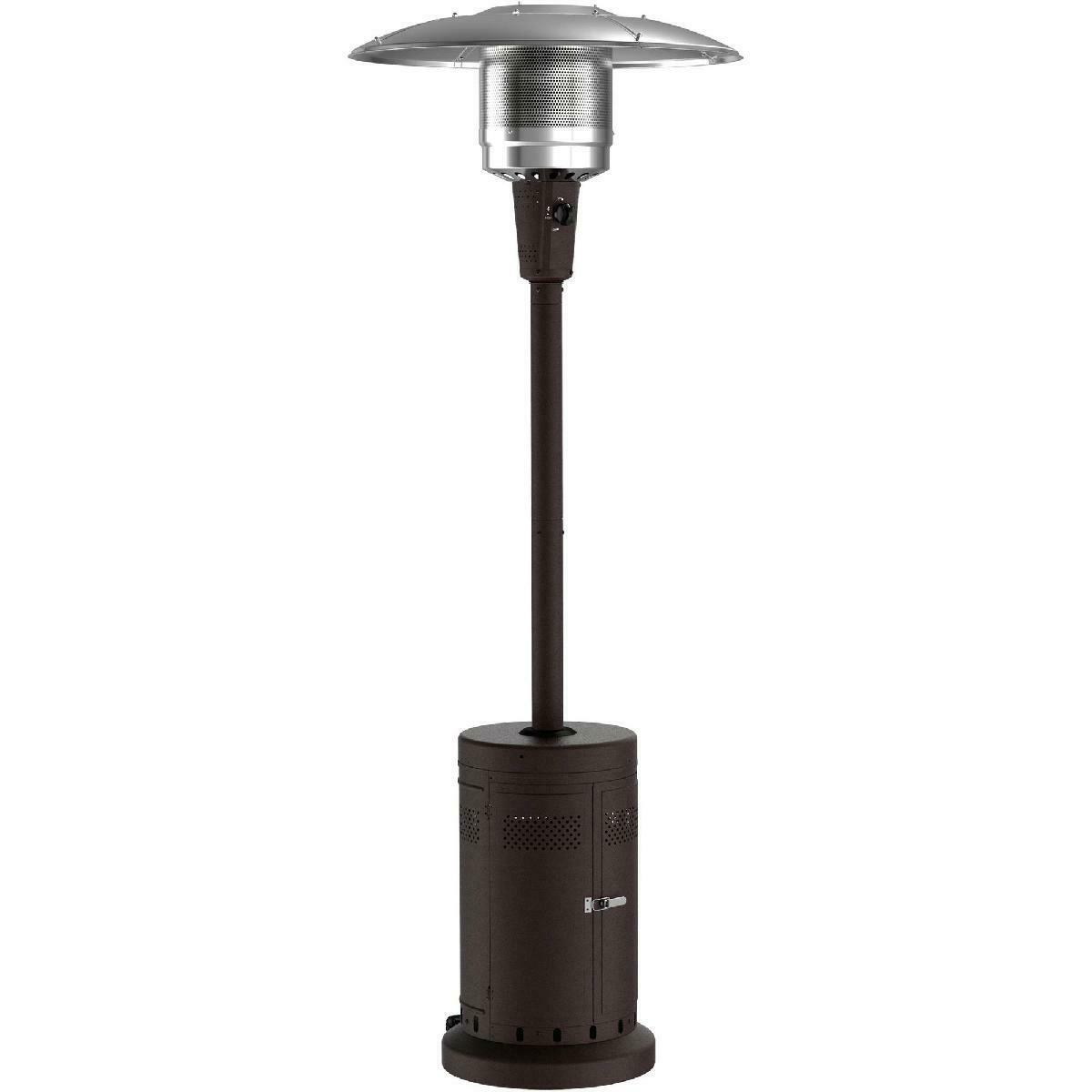 Outdoor Patio Heater 40,000 BTU Large Portable Tower Heater Oscillating W Wheels - Large Outdoor Patio Heater - Outdoor Propane Patio Heater with Wheels