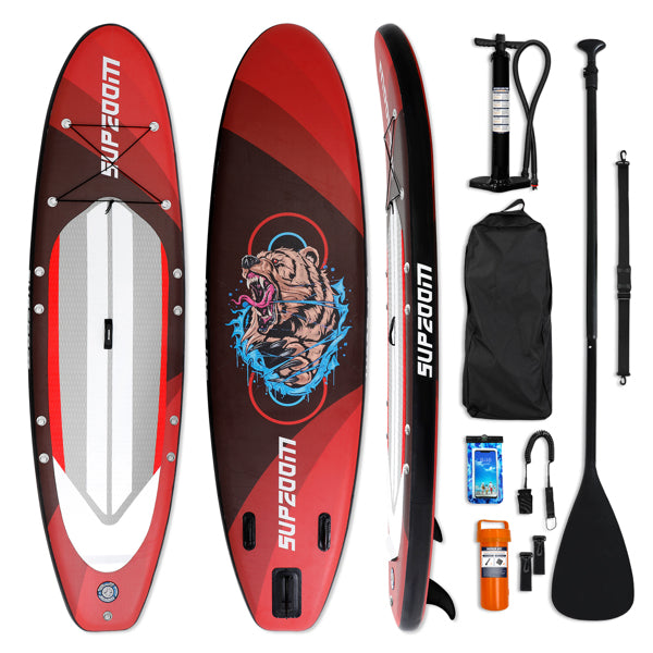 Inflatable Paddle Board 10'6×32"×6" - SUPZOOM Inflatable Paddle Board - Stand Up Paddle Board Set