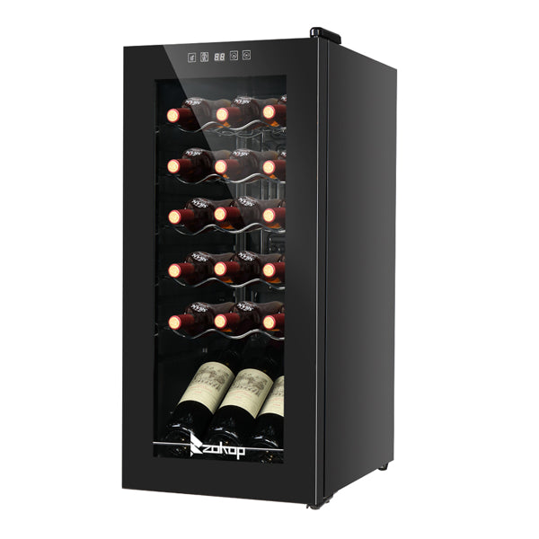 18 Bottle Refrigerated Wine Cabinet - Modern Wine Cabinet - Wine Storage Refrigerator Cabinet