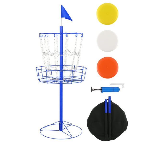 Frisbee Golf Basket - Pro Disc Golf Basket - Portable Metal Disc Golf Basket Target Set - Flying Discs Golf Baskets for Indoor