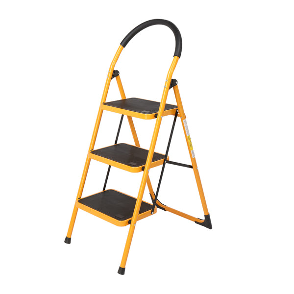 4 Step Ladder Folding Step Stool - Lightweight Ladder with Handgrip Anti-Slip - Wide Pedal