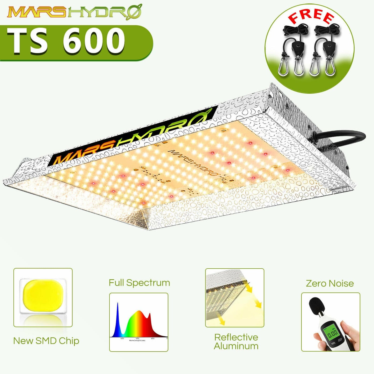 Mars Hydro - LED Grow Light - Full Spectrum Home Tent Kits