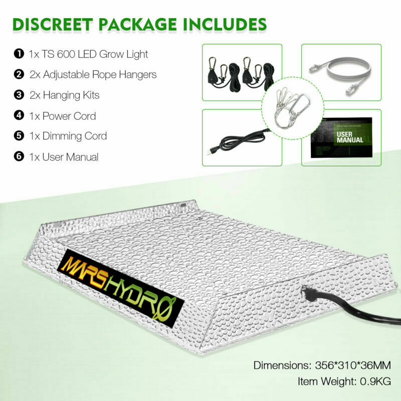 Mars Hydro - LED Grow Light - Full Spectrum Home Tent Kits