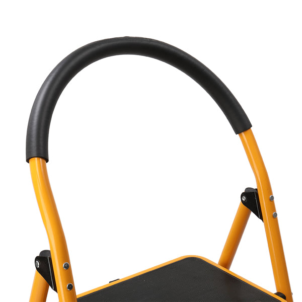 4 Step Ladder Folding Step Stool - Lightweight Ladder with Handgrip Anti-Slip - Wide Pedal
