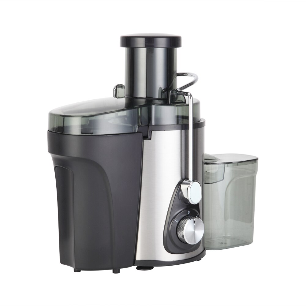 ZOKOP American Standard - Double Gear Electric Juicer Stainless Steel - 75MM Large Caliber - 600ML Juice Cup - 1000ML Slag Cup